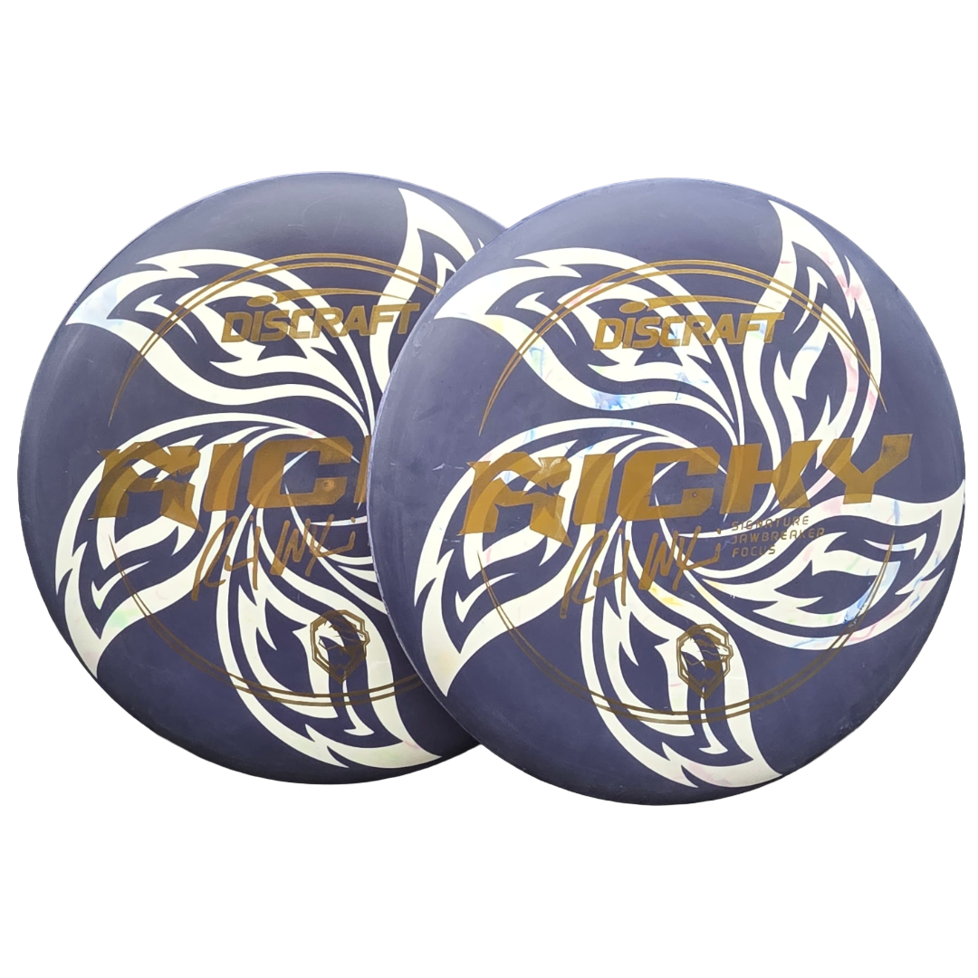 Lore (Pair) | Discraft Rick Wysocki Signature Jawbreaker Focus | Gold/Holo Circles | 174g