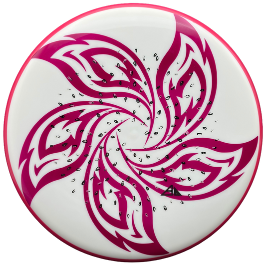 Lore | Axiom Dragon Fruit Neutron Soft Pitch | Black/Silver/Silver Hearts | 162g