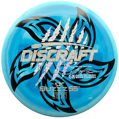 Lore | Discraft Paul McBeth 6x Claw Worlds Edition ESP Buzzz SS | Circuit Board/Silver Parquet/Silver Tron | 178g