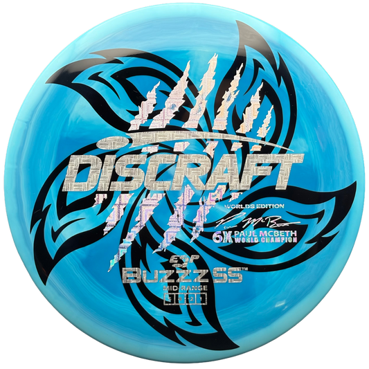 Lore | Discraft Paul McBeth 6x Claw Worlds Edition ESP Buzzz SS | Circuit Board/Silver Parquet/Silver Tron | 178g