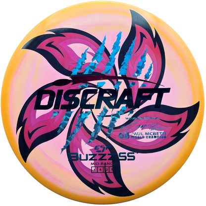 Lore | Discraft Paul McBeth 6x Claw Worlds Edition ESP Buzzz SS | Winter Sunset/Blue Shatter/Blue Shatter | 177g