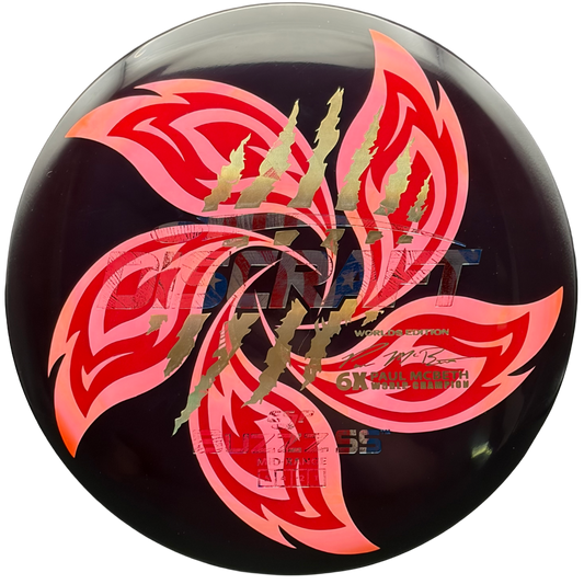 Lore | Discraft Paul McBeth 6x Claw Worlds Edition ESP Buzzz SS | Flag/Gold/Metallic Gold | 177g