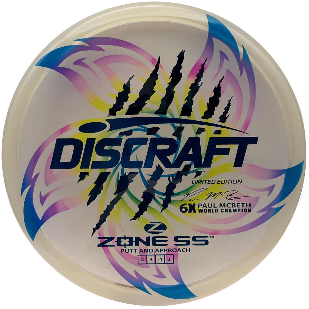 Lore | Discraft Paul McBeth 6x Claw Limited Edition Z Zone SS | Blue Metallic/Blue Camo/Holo Ghost | 175g