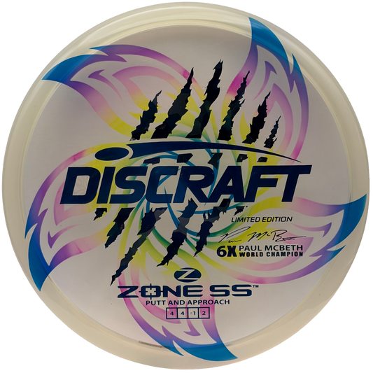 Lore | Discraft Paul McBeth 6x Claw Limited Edition Z Zone SS | Blue Metallic/Blue Camo/Holo Ghost | 175g