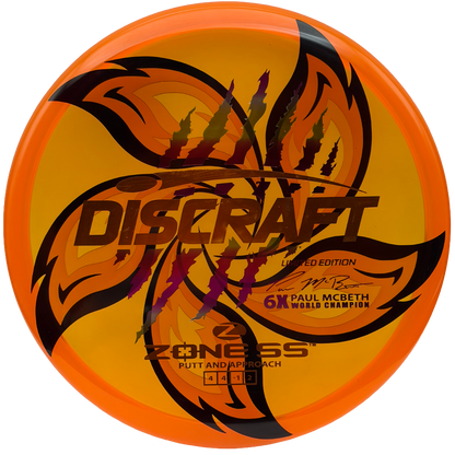 Lore | Discraft Paul McBeth 6x Claw Limited Edition Z Zone SS | Orange Metallic/Summer Sunset/Holo Ghost | 176g