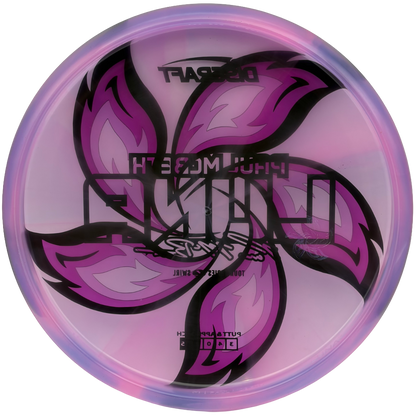 Lore | Discraft 2025 Paul McBeth Tour Series Z Swirl Luna | Matte Black/Holo Ghost | 176g