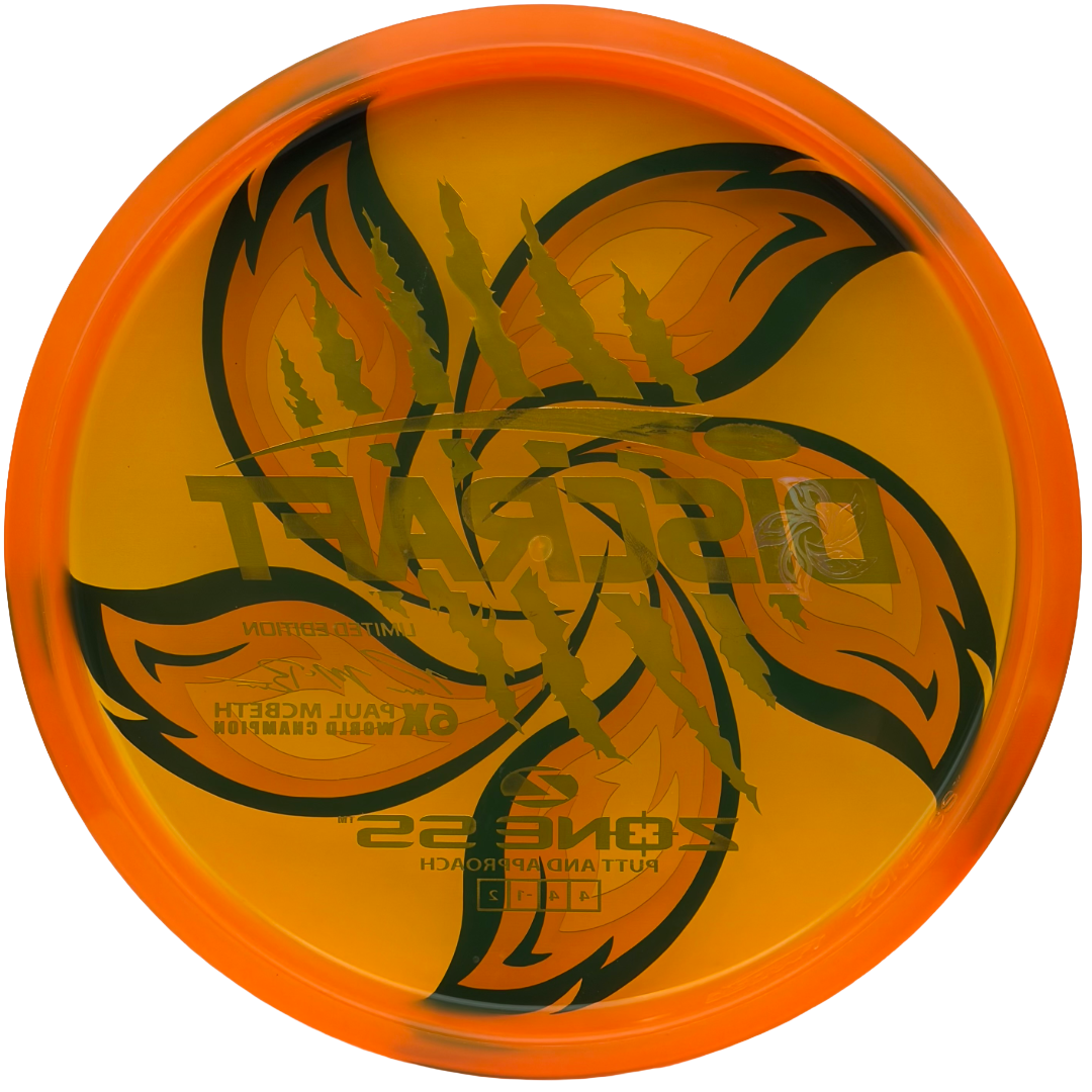 Lore | Discraft Paul McBeth 6x Claw Limited Edition Z Zone SS | Orange Metallic/Summer Sunset/Holo Ghost | 176g