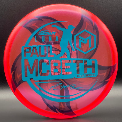 LORE | Discraft 2021 Paul McBeth Tour Series Metallic Z Luna | Matte Teal Stamp | 175g