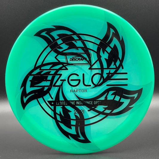 LORE | Discraft 2021 Ledgestone Edition Z GLO Raptor | Black Stamp | 175g