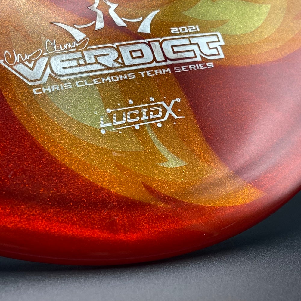 LORE | Dynamic Discs 2021 Chris Clemons Team Series Lucid-X Glimmer Verdict | Silver Stamp | 179g