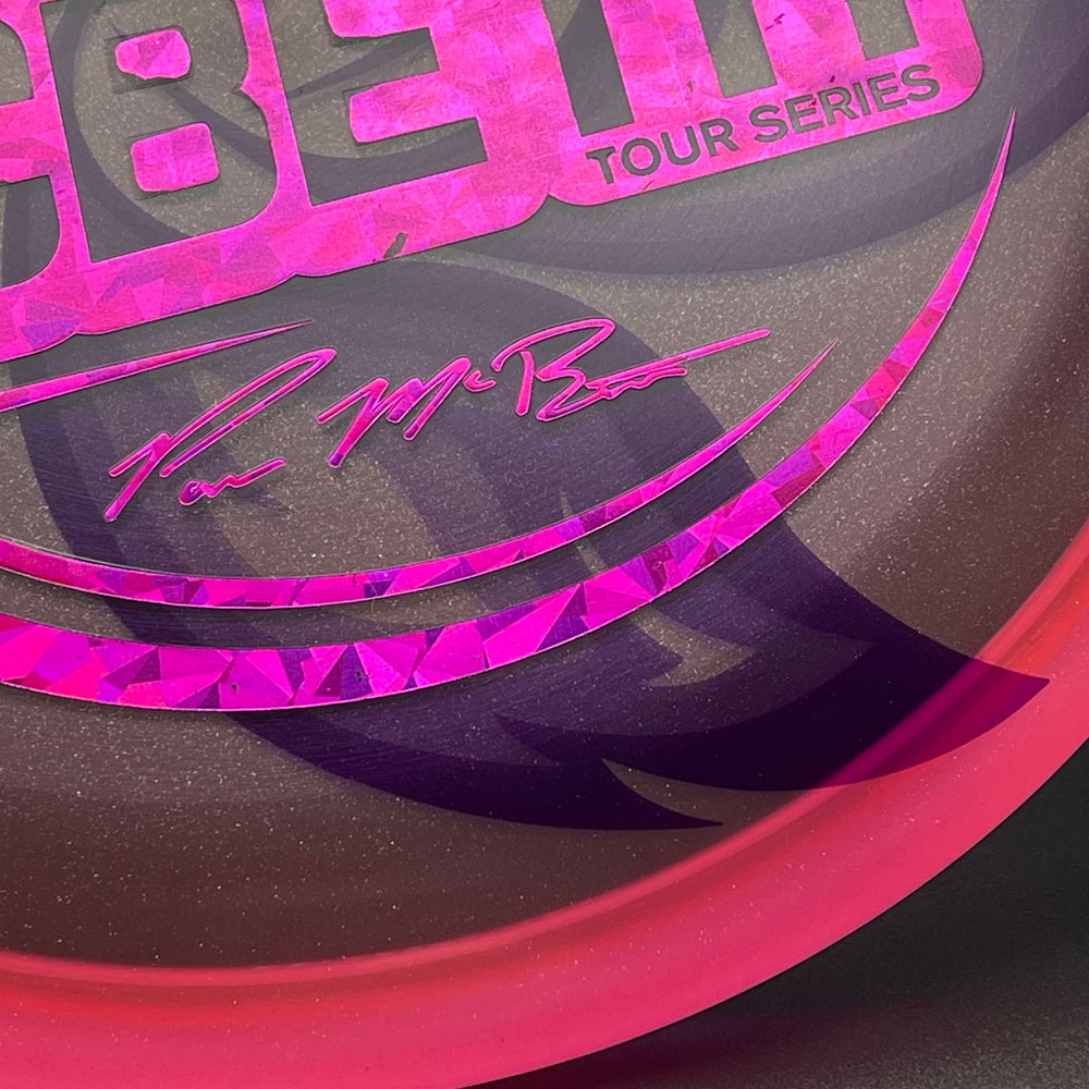 LORE | Discraft 2021 Paul McBeth Tour Series Metallic Z Luna | Pink Shatter Stamp | 174g