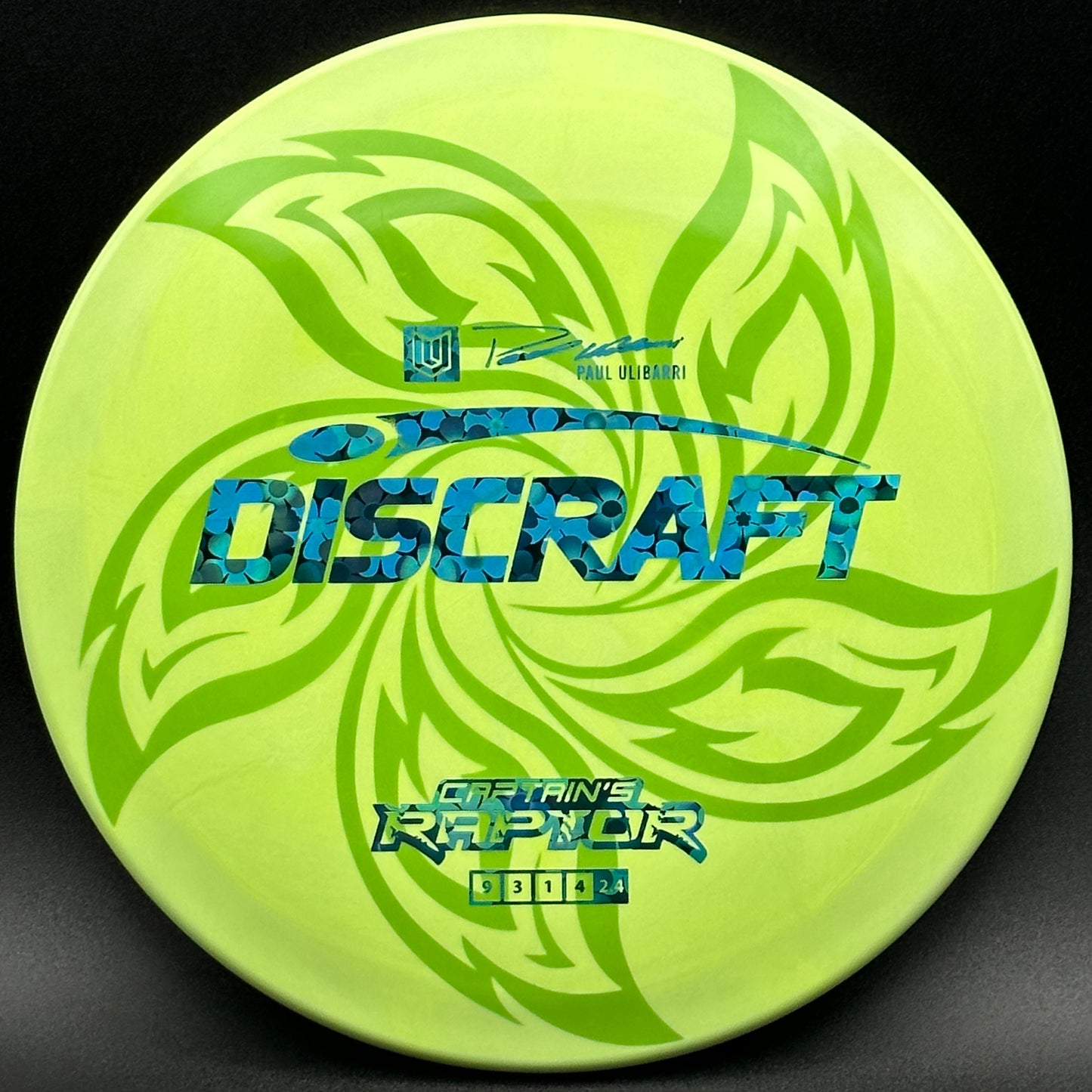 Lore | Discraft 2022 Paul Ulibarri ESP Captain's Raptor | Blue Flowers/Silver Flowers | 173g