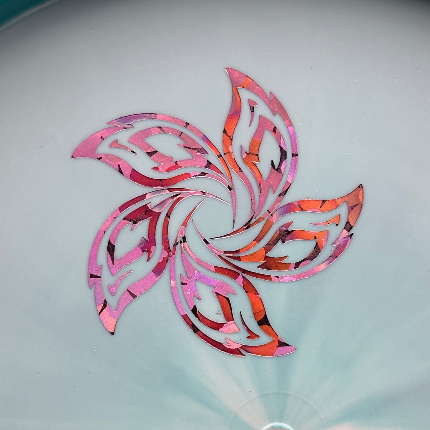 Lore | Westside Discs Tournament Orbit Sword | Teal/Pink Flowers | 176g