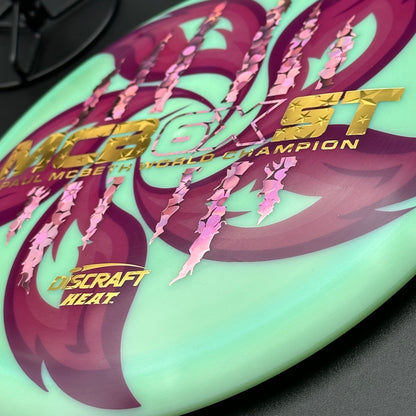 Lore | Discraft Paul McBeth 6x Claw ESP Heat | Pink Flowers/Gold Stars | 174g