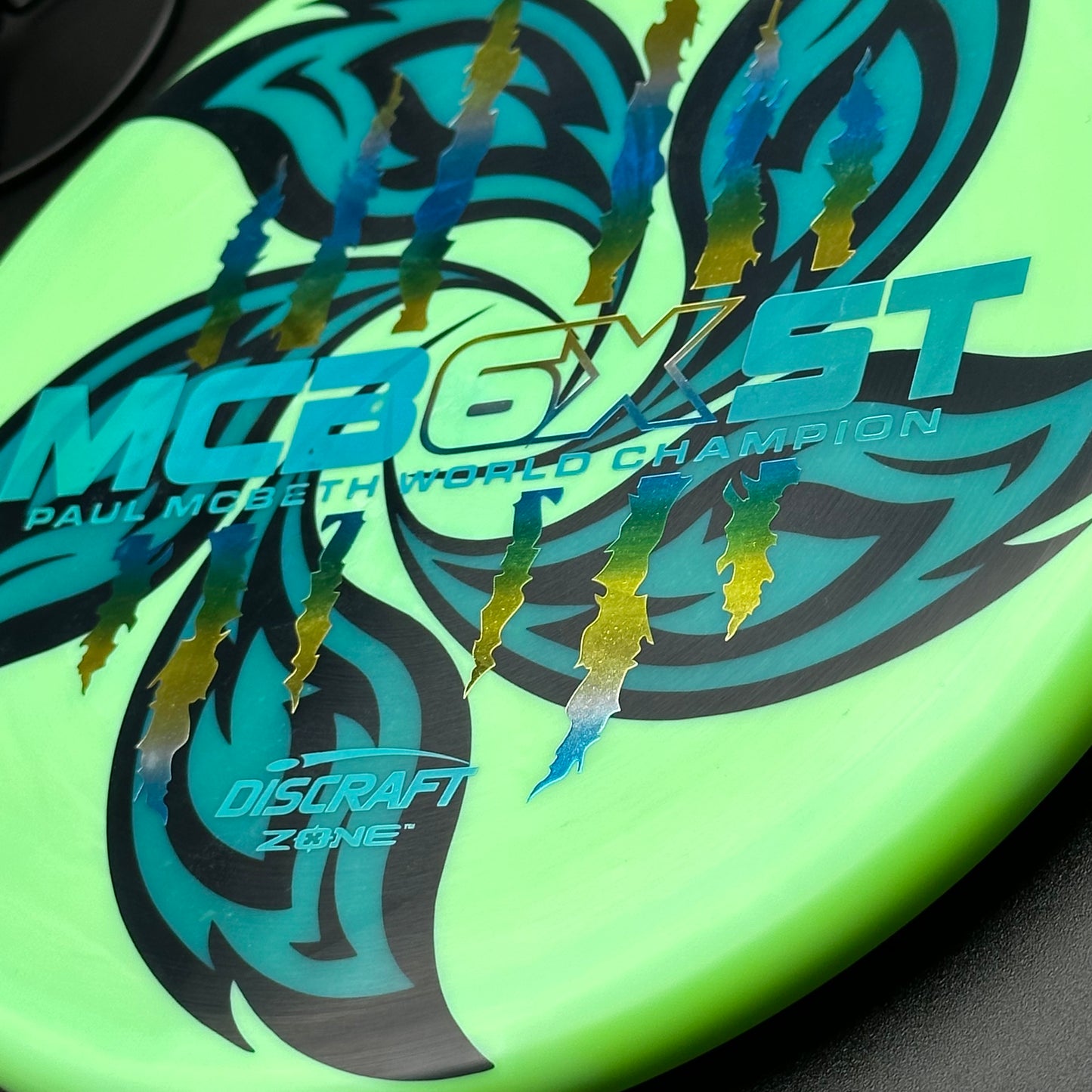 Lore | Discraft Paul McBeth 6x Claw ESP Zone | Warm Sunset/Blue Holo | 172g