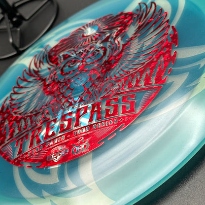 Lore | Dynamic Discs 2022 Kona Montgomery Tour Series Lucid-X Moonshine Trespass | Red Shatter/Blue/Ghost | 173g