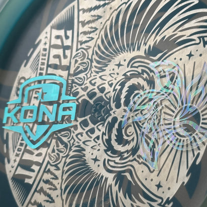 Lore | Dynamic Discs 2022 Kona Montgomery Tour Series Lucid-X Moonshine Trespass | Red Shatter/Blue/Ghost | 173g