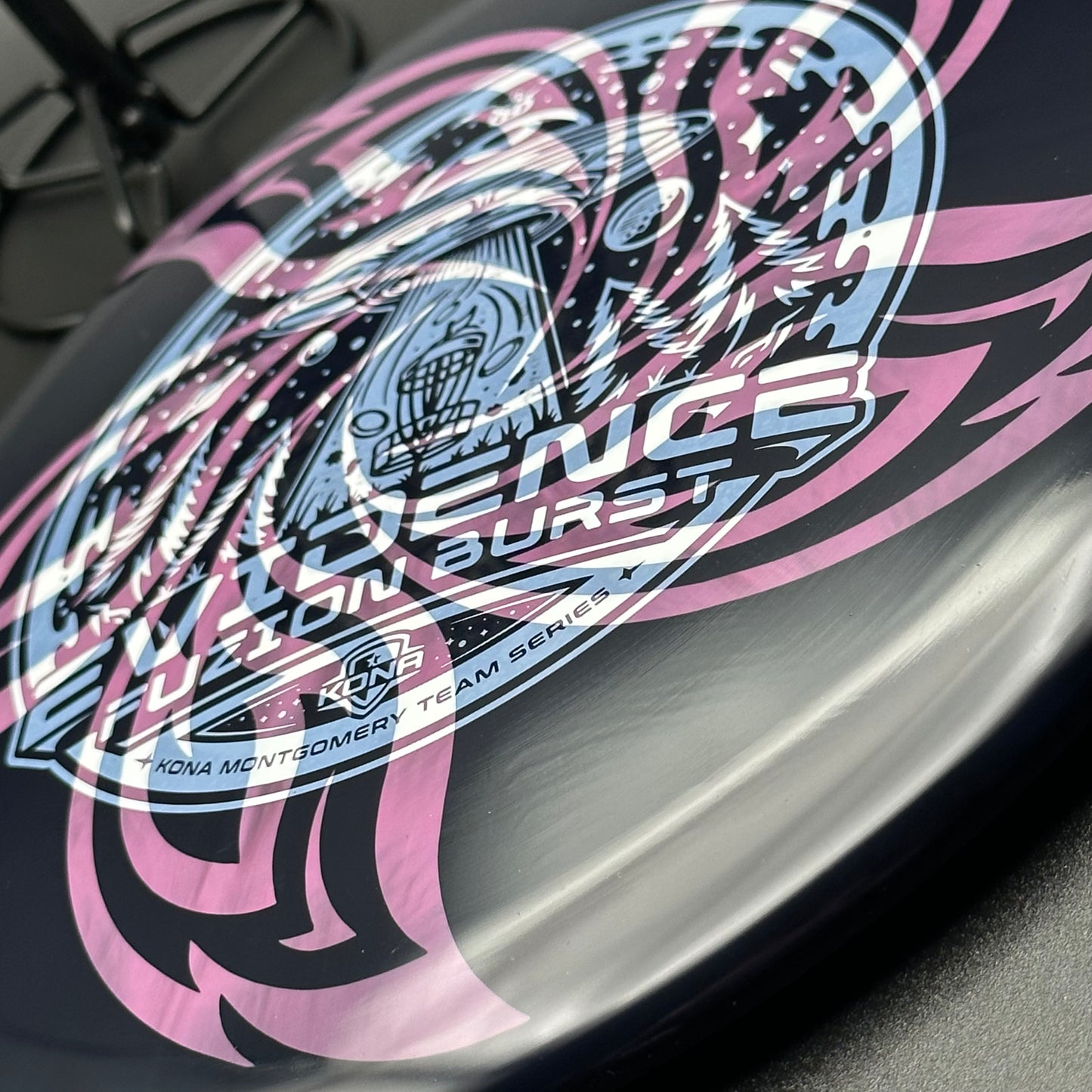 Lore | Dynamic Discs 2023 Kona Montgomery Team Series Fuzion Burst Evidence | Matte White/Black | 179g