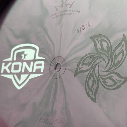 Lore | Dynamic Discs 2023 Kona Montgomery Team Series Fuzion Burst Evidence | Matte White/Black | 179g