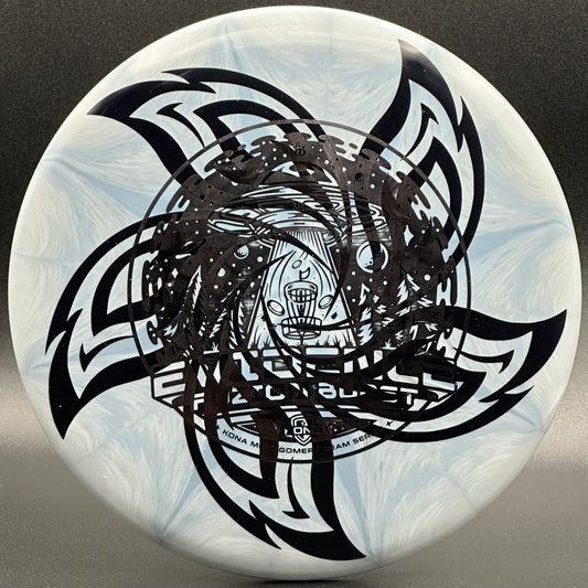 Lore | Dynamic Discs 2023 Kona Montgomery Team Series Fuzion Burst Evidence | Black/Matt White | 175g