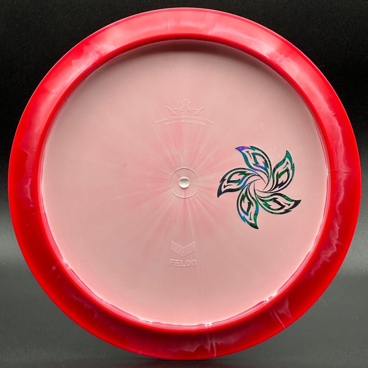 Lore | Dynamic Discs Ricky Wysocki Prototype Supreme Orbit Sockibomb Felon | Red/Money | 177g