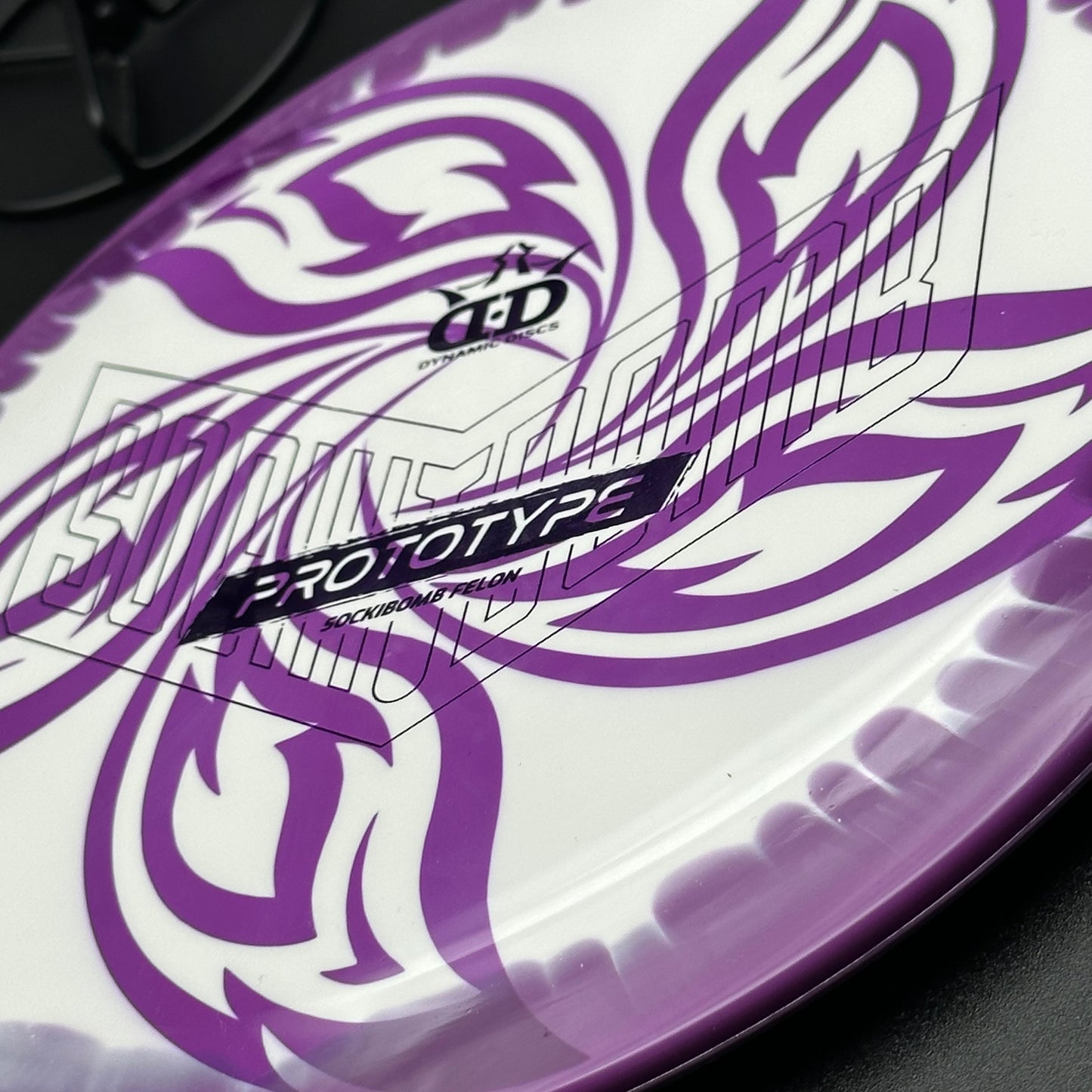 Lore | Dynamic Discs Ricky Wysocki Prototype Supreme Orbit Sockibomb Felon | Purple/Purple Holo | 177g