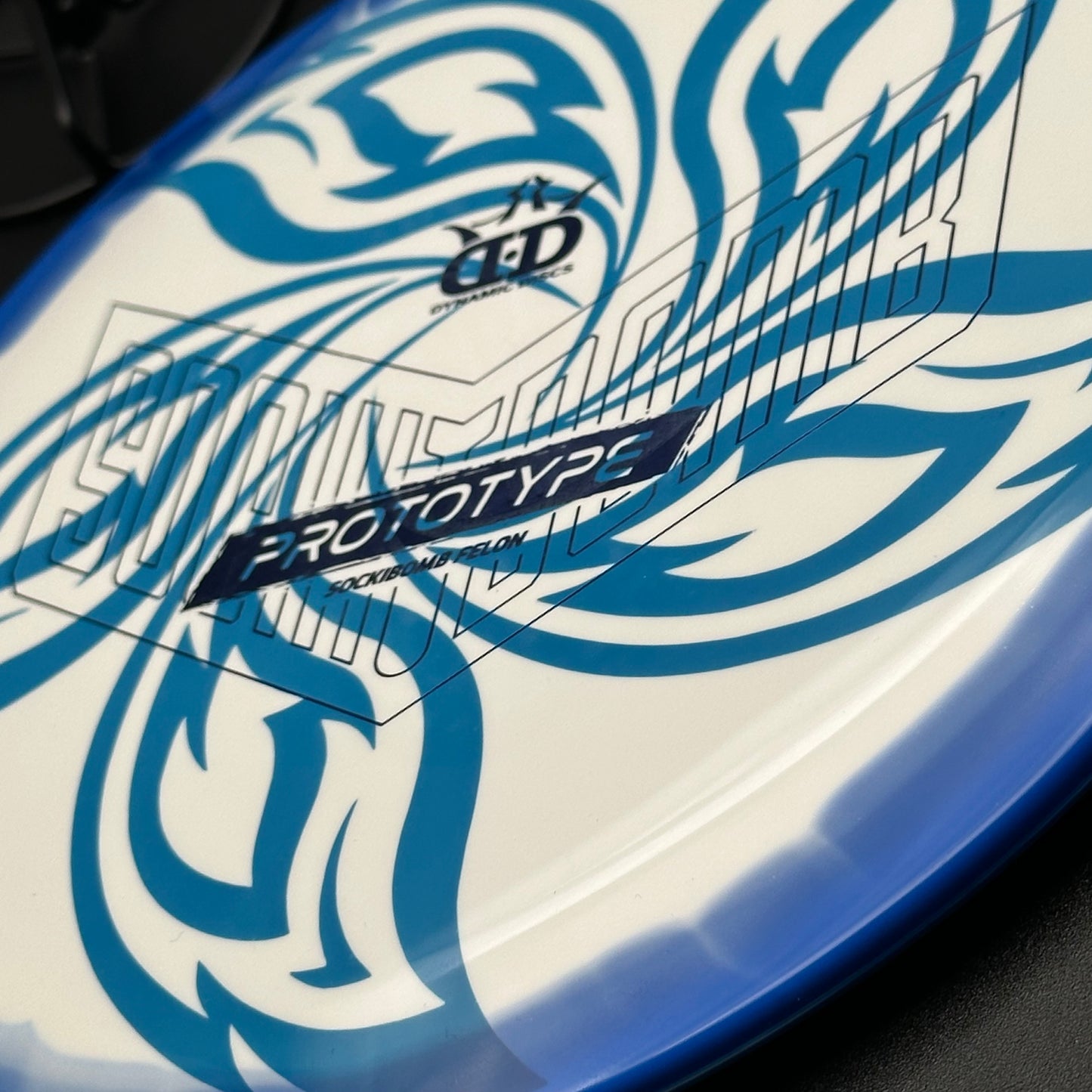 Lore | Dynamic Discs Ricky Wysocki Prototype Supreme Orbit Sockibomb Felon | Blue/Blue Holo | 176g