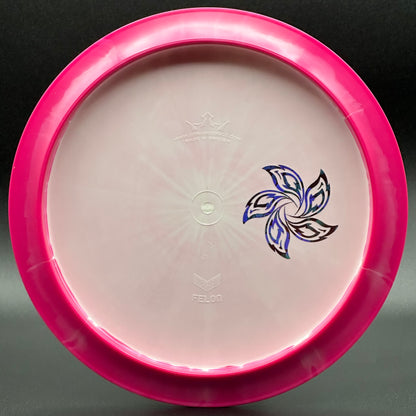 Lore | Dynamic Discs Ricky Wysocki Prototype Supreme Orbit Sockibomb Felon | Pink/Purple/Flowers | 176g