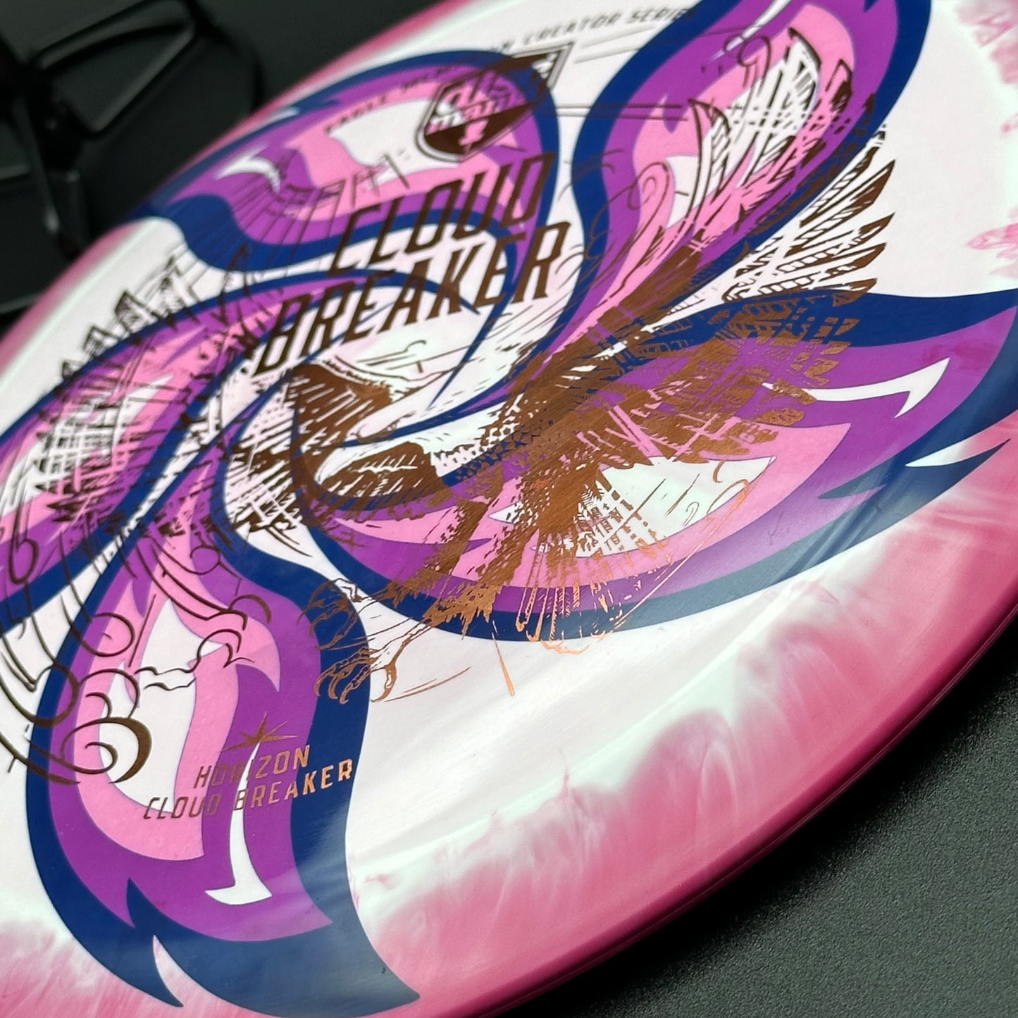 Lore | Discmania Eagle McMahon Creator Series Horizon Cloud Breaker | Copper/Blue Holo/Pink Flowers | 175g