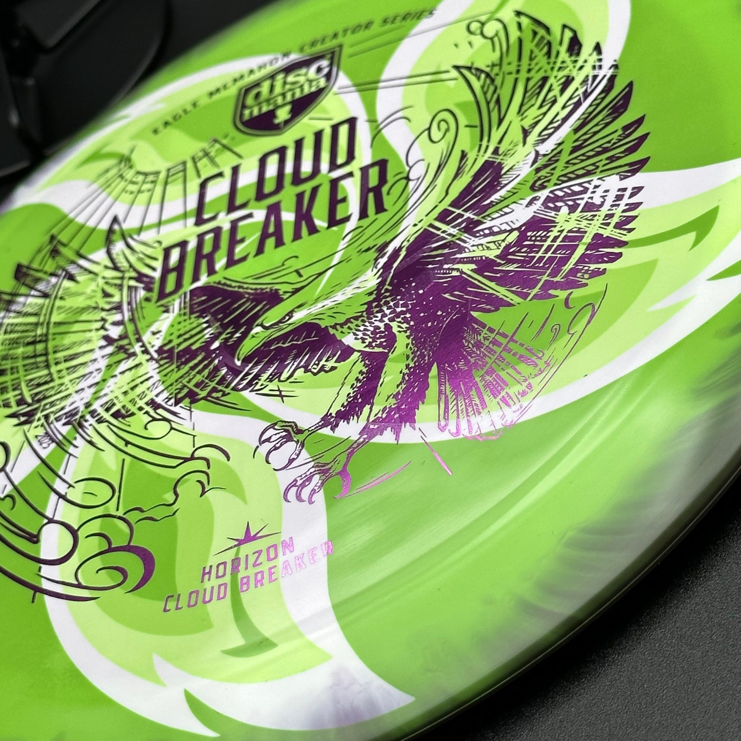 Lore | Discmania Eagle McMahon Creator Series Horizon Cloud Breaker | Metallic Purple/Black/Green Holo | 177g