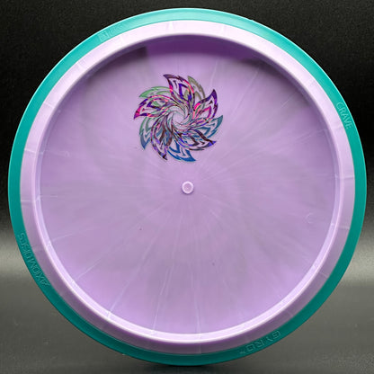 Lore | Axiom Factory Blank Fission Crave | Blank/Blue Holo/Pink Flowers | 173g