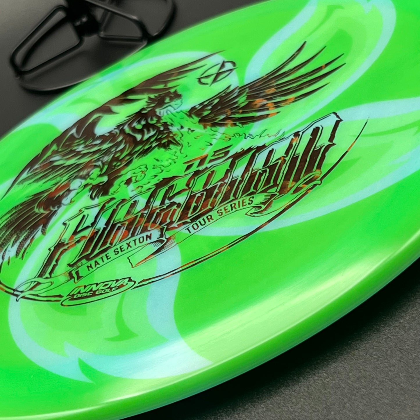 LORE | Innova 2022 Nate Sexton Tour Series Champion Glow Firebird | Copper Blood Cell Stamp | 175g #2