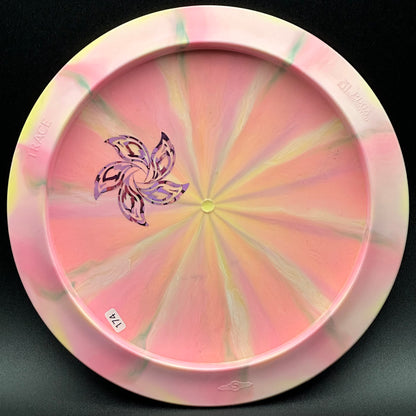 Lore | Streamline Sarah Hokom Signature Series Cosmic Neutron Trace | Silver/Pink Flowers | 175g