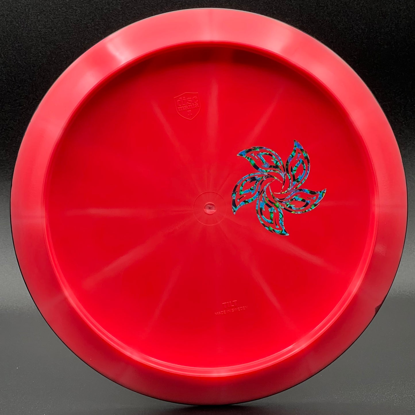 LORE | Discmania Simon Lizotte Creator Series Lux Vapor Tilt | Flat Rainbow/Silver Hearts | 175g