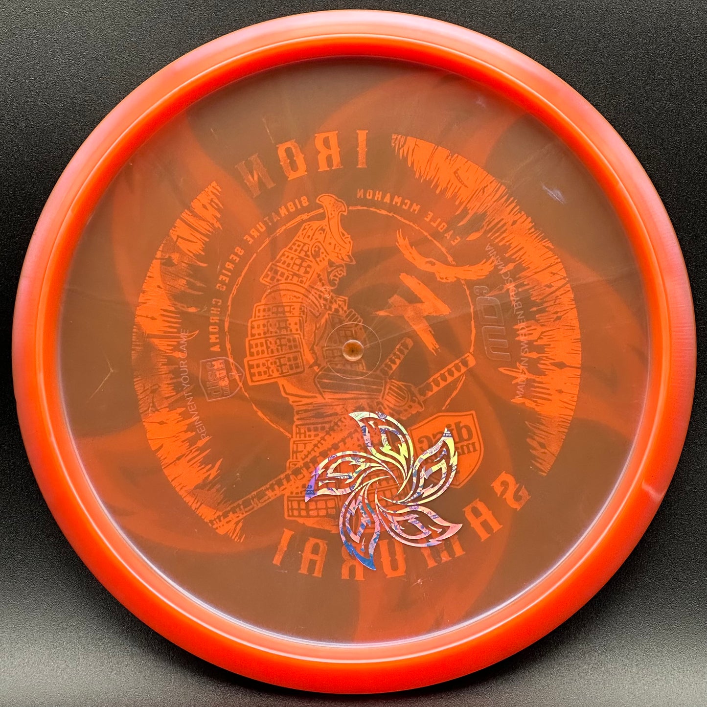 Lore | Discmania Eagle McMahon Signature Series Iron Samurai 4 Chroma MD3 | Blue/Money | 177g