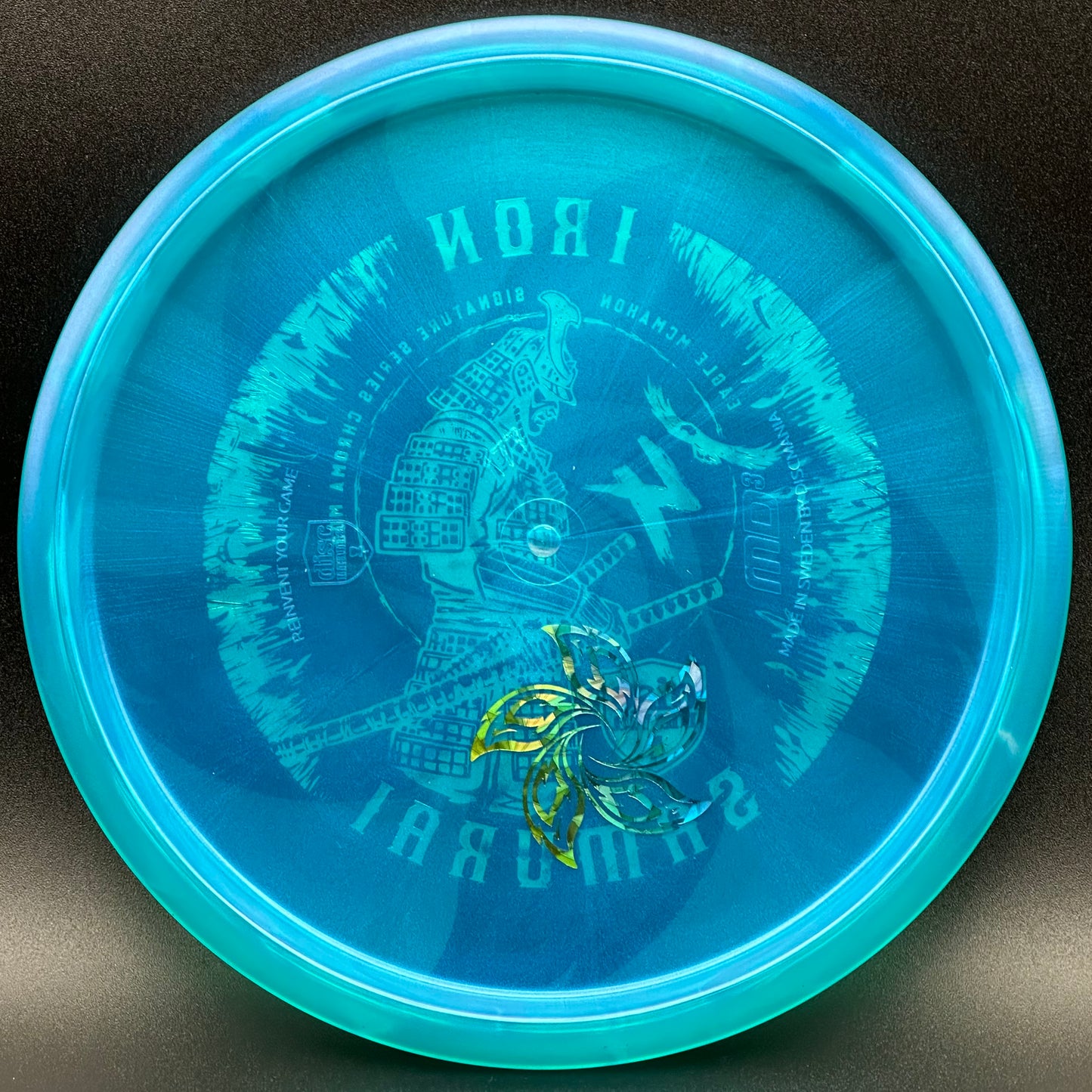 Lore | Discmania Eagle McMahon Signature Series Iron Samurai 4 Chroma MD3 | Flat Rainbow/Rainbow Shatter| 178g