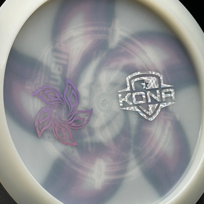 Lore | Dynamic Discs Kona Montgomery Hybrid Getaway | Kaleidoscope/Purple/Silver | 176g