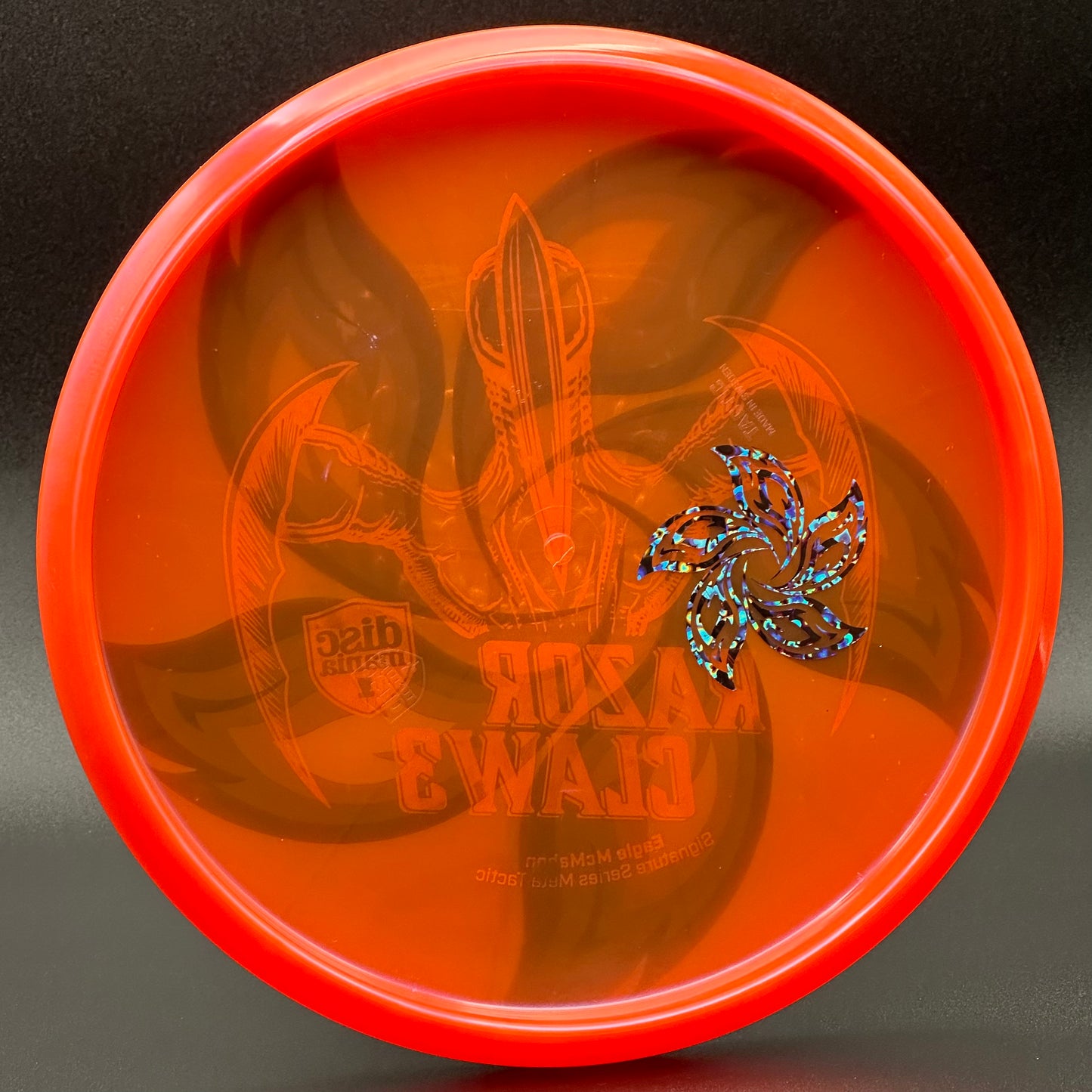 LORE | Discmania Eagle McMahon Signature Series Razor Claw 3 Meta Tactic | Silver Stars/Silver Hearts | 177g