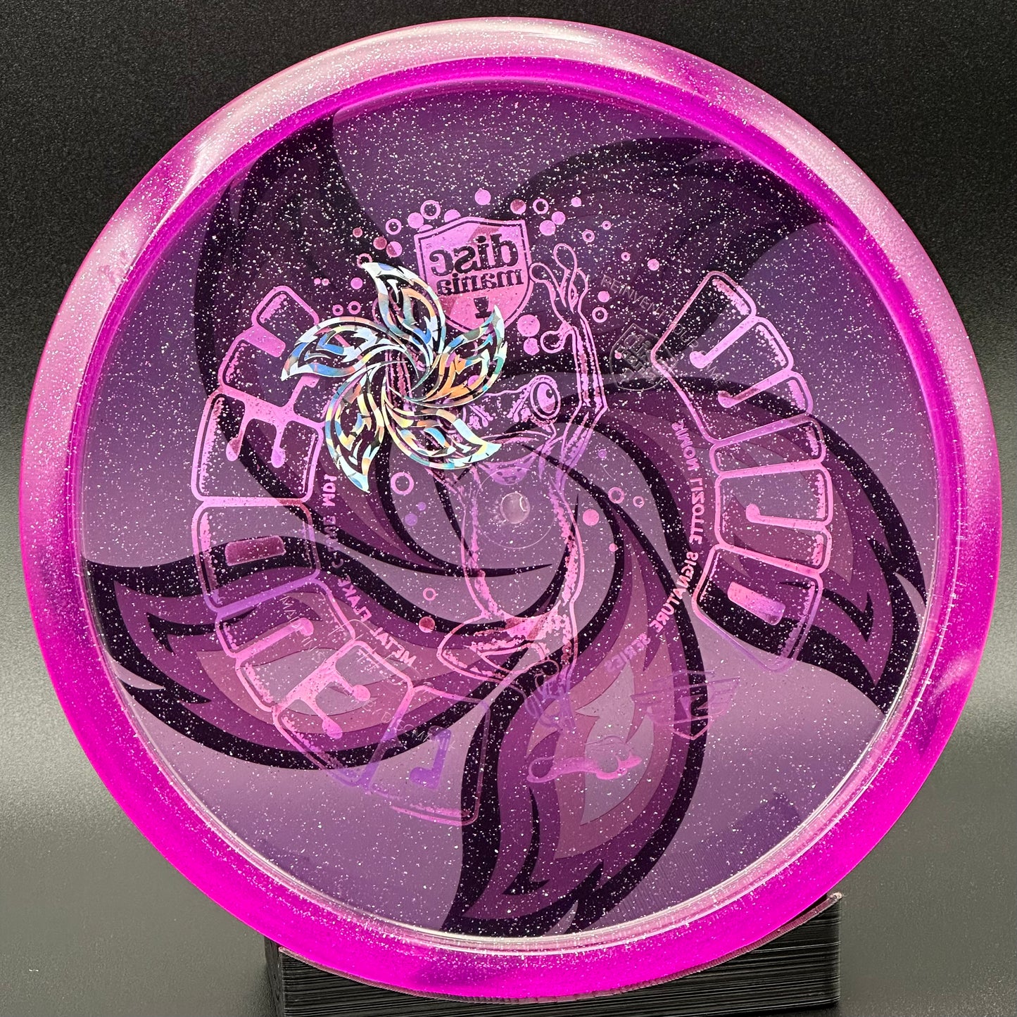 LORE | Discmania Simon Lizotte Signature Series Mind Bender Metal Flake C-Line MD1 | Silver Holo/Silver Flowers | 176g