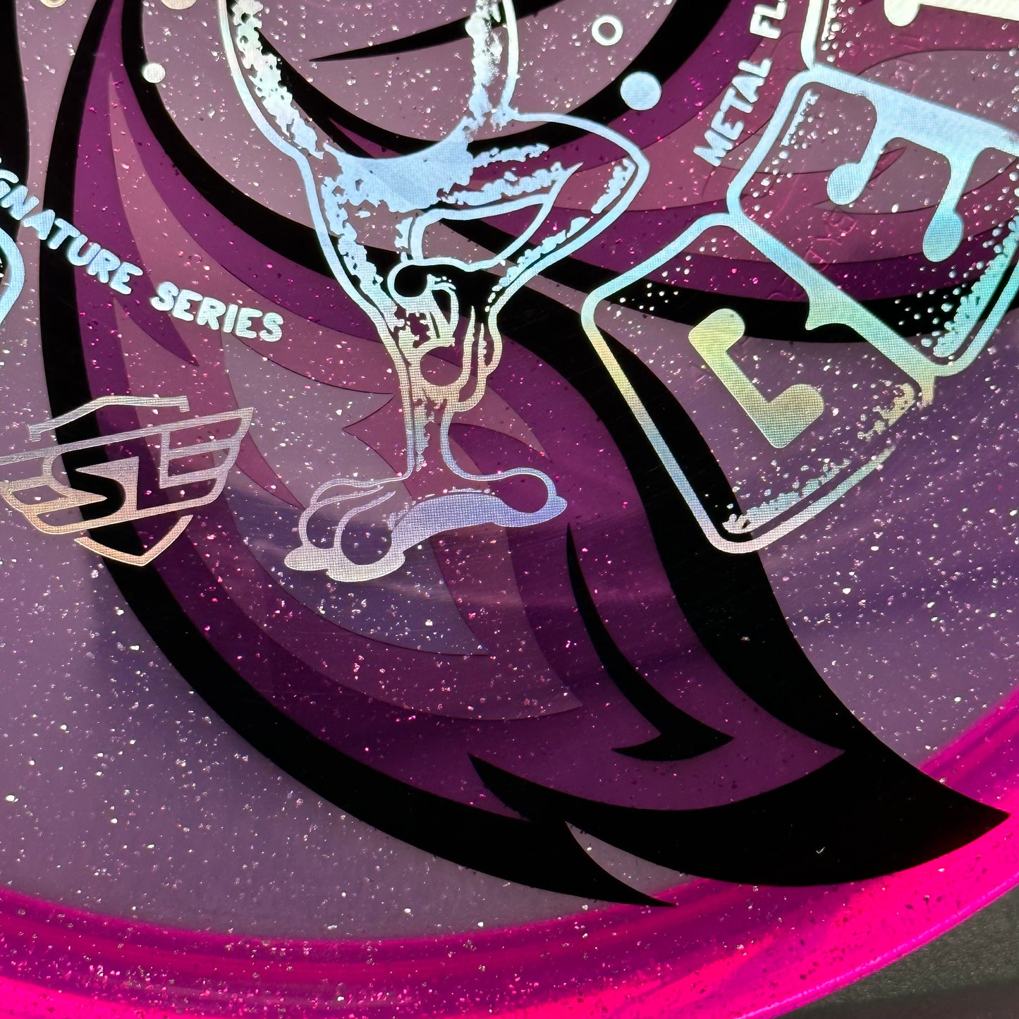 LORE | Discmania Simon Lizotte Signature Series Mind Bender Metal Flake C-Line MD1 | Silver Holo/Silver Flowers | 176g