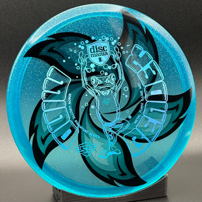 LORE | Discmania Simon Lizotte Signature Series Mind Bender Metal Flake C-Line MD1 | Blue Holo/Holo Ghost | 178g