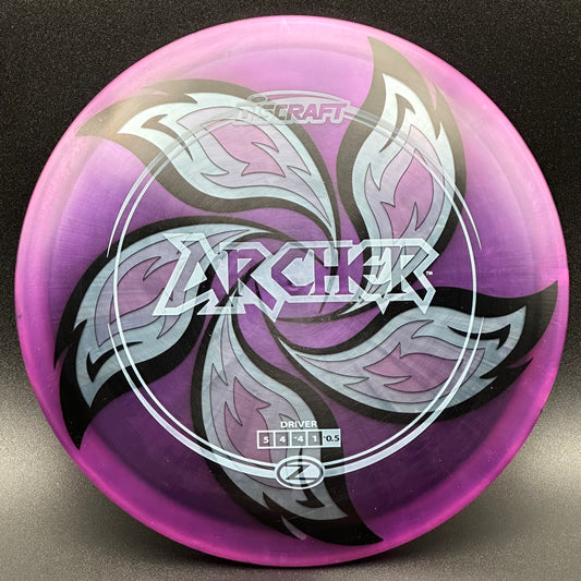 folkLore | Discraft Z Archer | Purple Holo/Blue Shatter/Silver Hearts | 172g