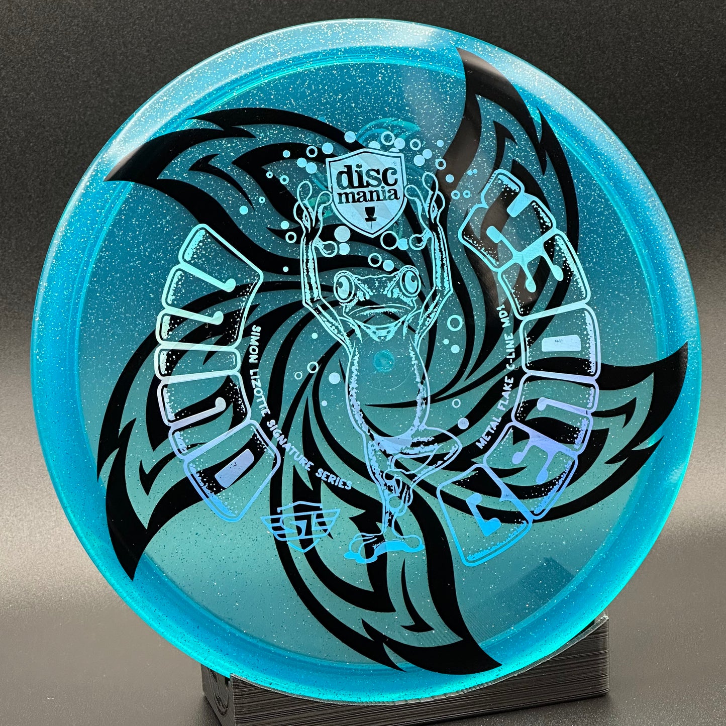 LORE | Discmania Simon Lizotte Signature Series Mind Bender Metal Flake C-Line MD1 | Blue Holo/Holo Ghost | 178g #2