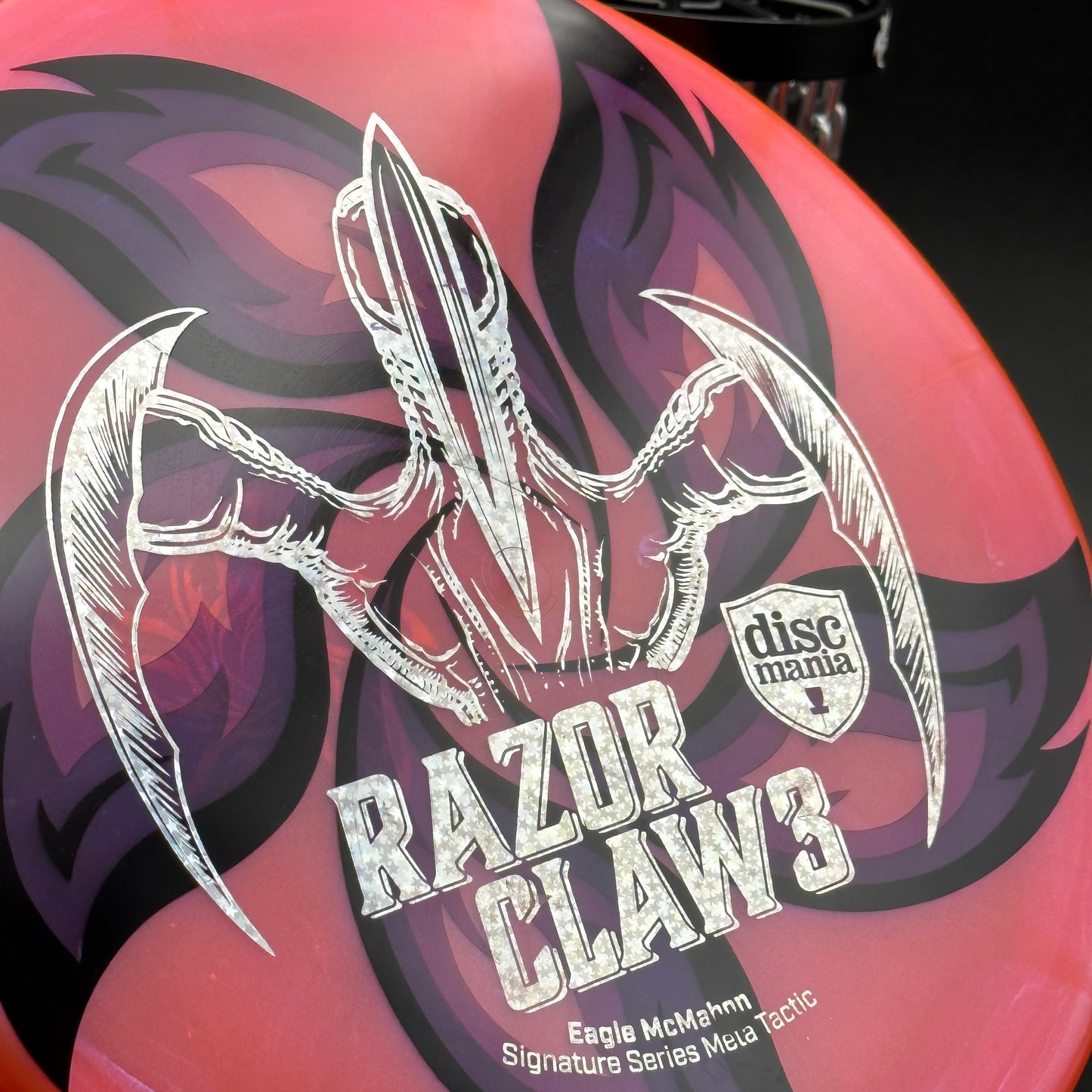 LORE | Discmania Eagle McMahon Signature Series Razor Claw 3 Meta Tactic | Silver Stars/Silver Hearts | 177g