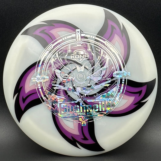 Lore | Dynamic Discs Kona Montgomery Hybrid Getaway | Kaleidoscope/Purple/Silver | 174g