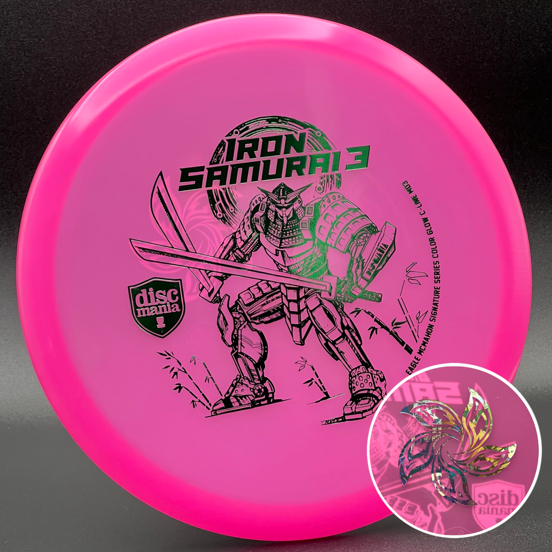 Stamped LORE | Discmania Eagle McMahon Signature Series Iron Samurai 3 Color Glow C-Line MD3