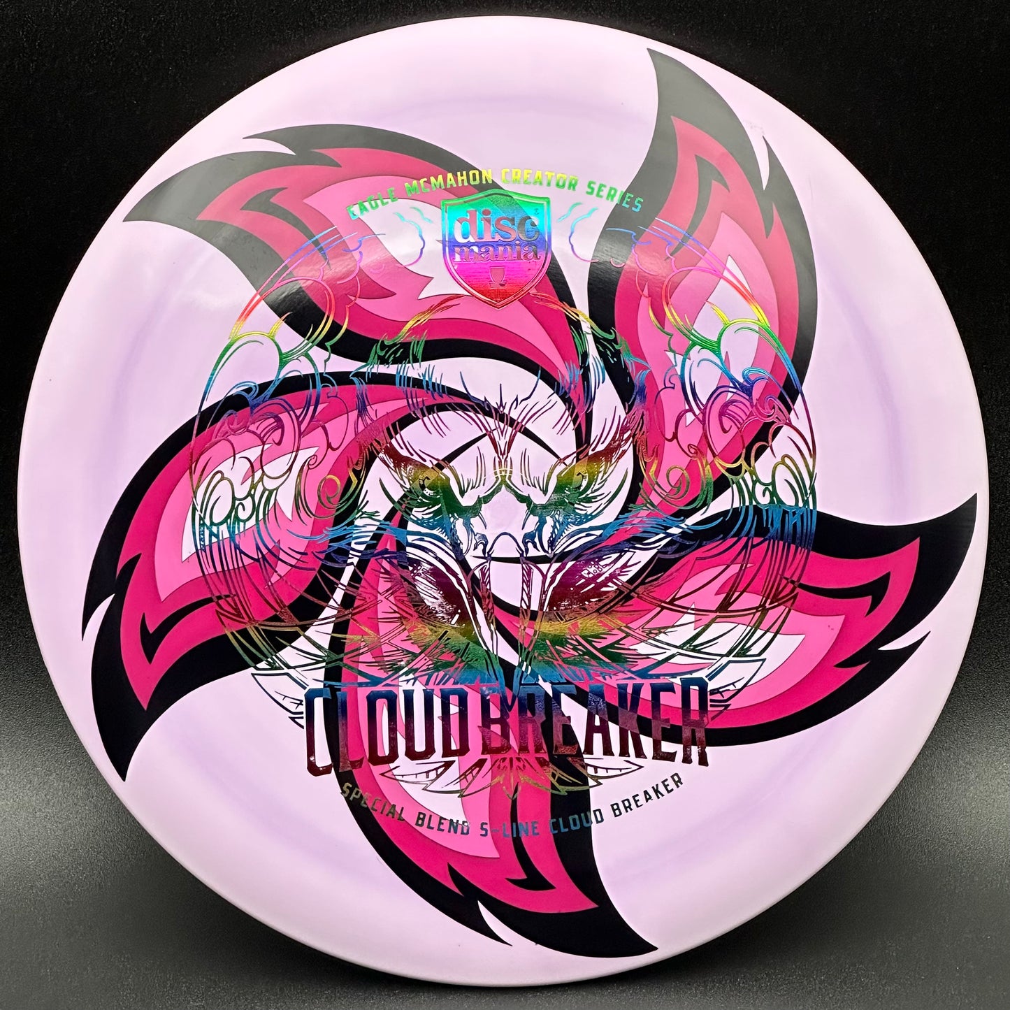 Lore | Discmania Eagle McMahon Creator Series Special Blend S-Line Cloud Breaker | Flat Rainbow/Pink Flowers | 174g