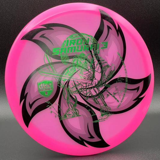 LORE | Discmania Eagle McMahon Iron Samurai 3 Color Glow C-Line MD3 | Green Stamp | 180g
