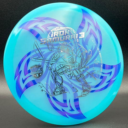 LORE | Discmania Eagle McMahon Iron Samurai 3 Color Glow C-Line MD3 | Silver Stamp | 178g
