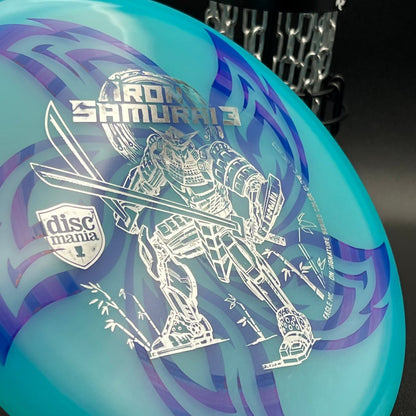 LORE | Discmania Eagle McMahon Iron Samurai 3 Color Glow C-Line MD3 | Silver Stamp | 178g